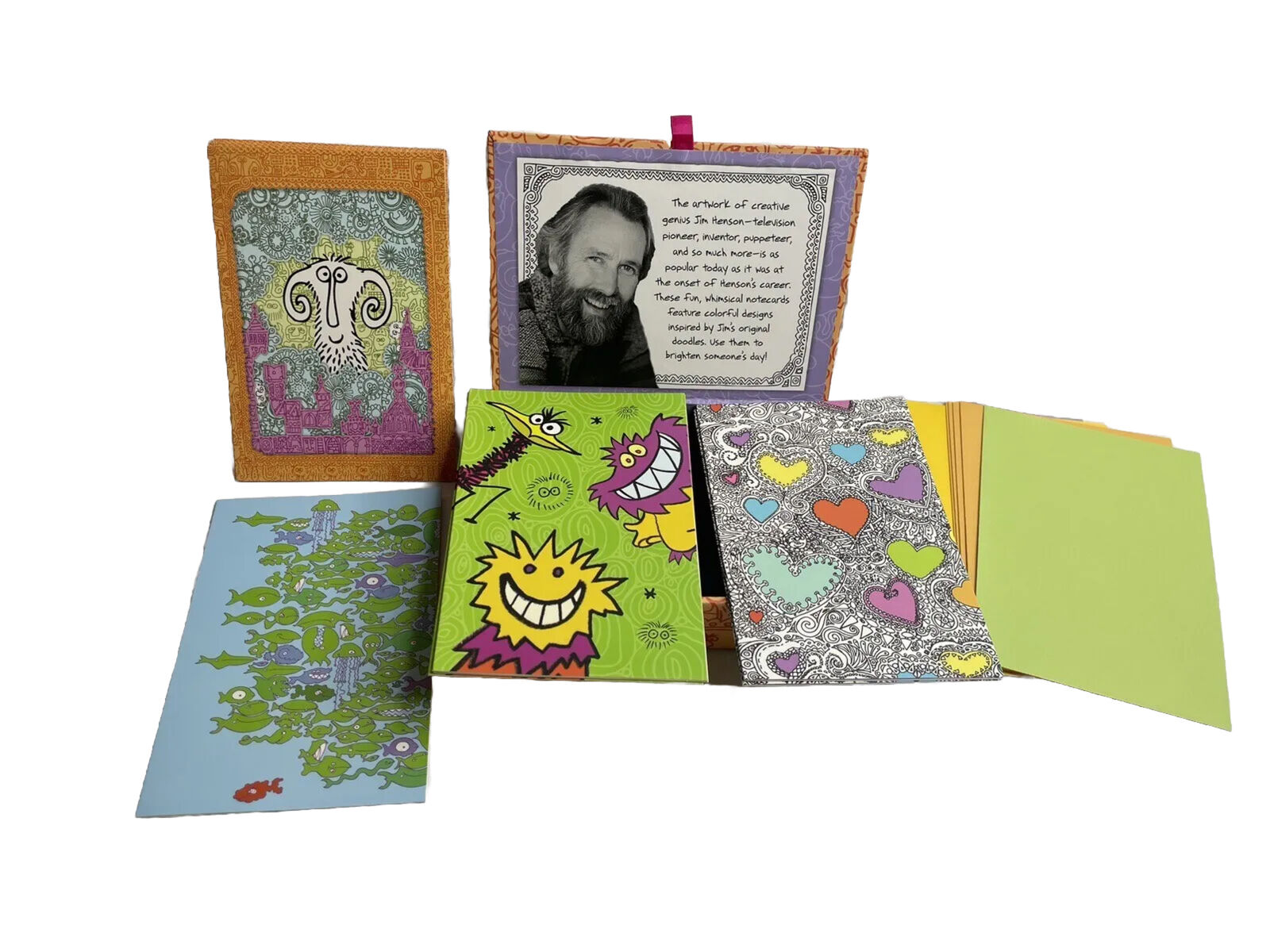 The Muppets Jim Henson Designs 11 Blank Notecards  8 Envelopes Original Box