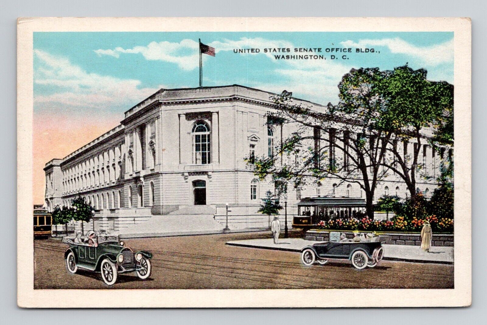 Postcard Senate Office Building in Washington DC, Vintage N19