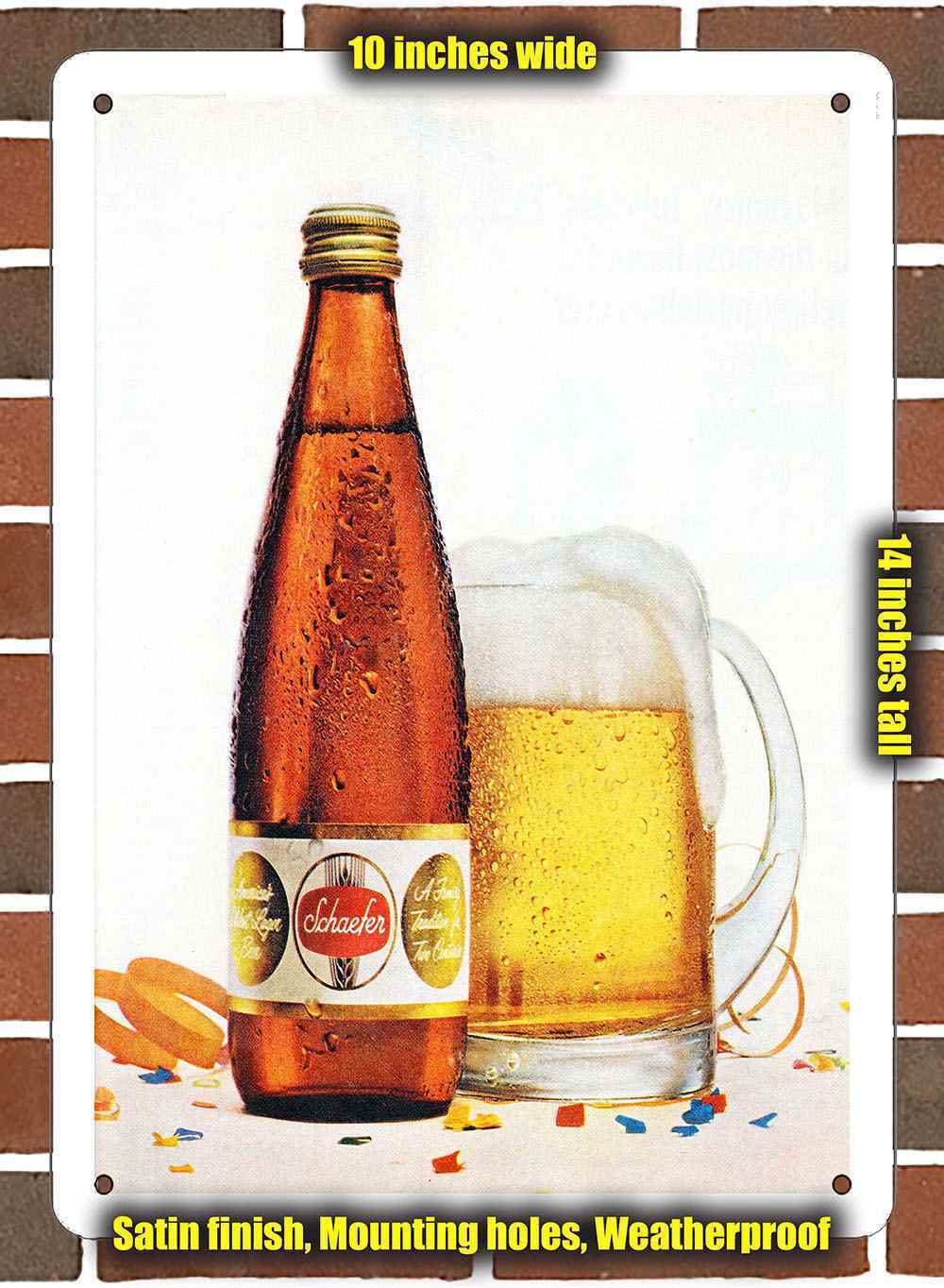 Metal Sign - 1967 Schaefer Beer- 10x14 inches