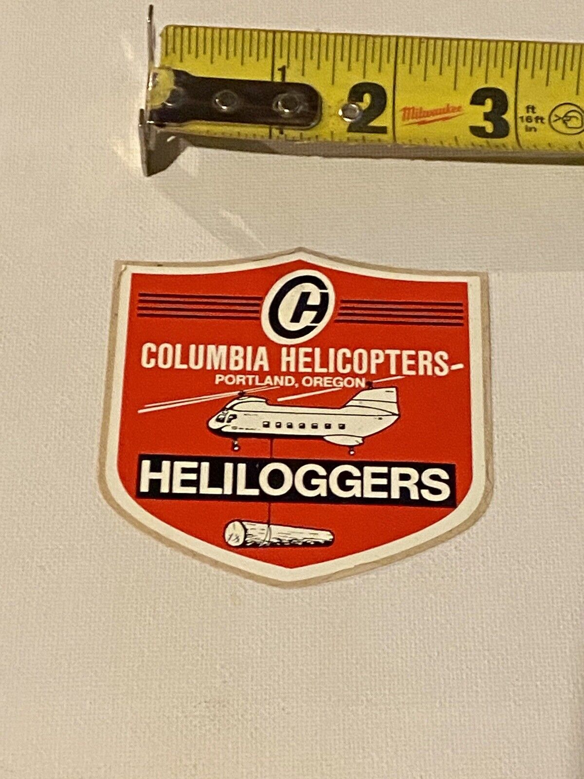 VINTAGE Columbia Helicopters Portland Oregon COLLECTIBLE STICKER DECAL