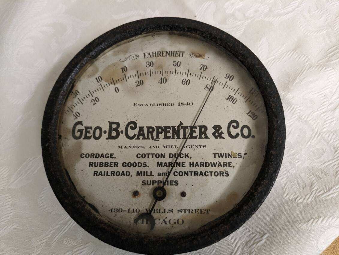 Vtg. Geo B Carpenter & Company. Barometer, Hygrometer.?