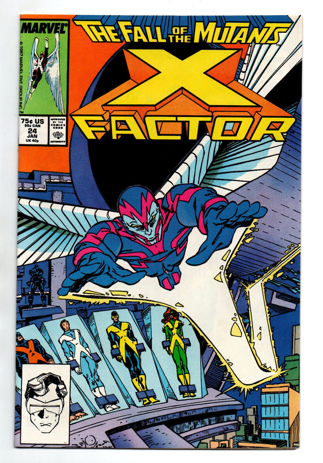 X-Factor #24 - 1st full appearance Archangel - 1988 - VF/NM