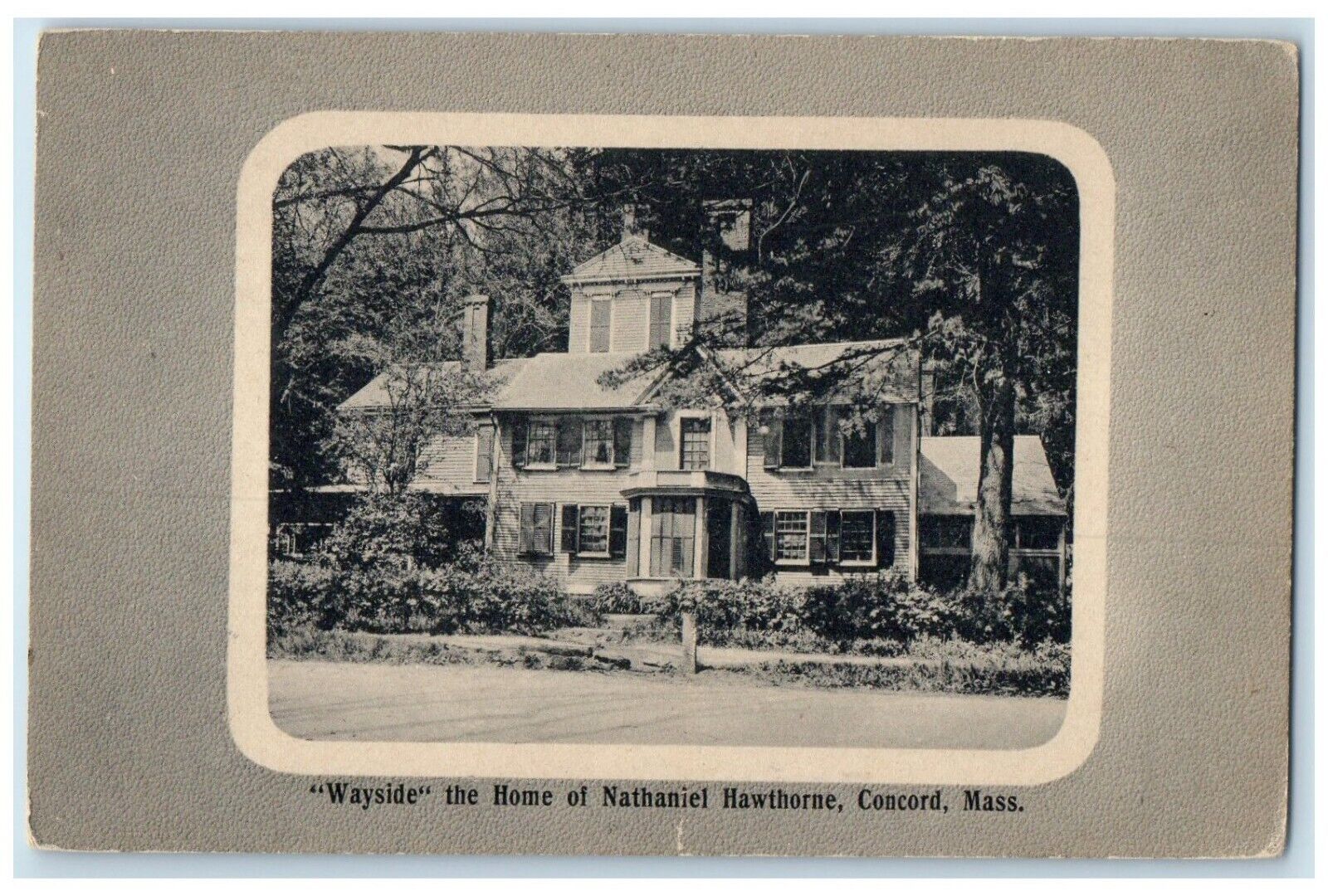 c1915 Wayside Home Nathaniel Hawthorne Concord Massachusetts MA Vintage Postcard