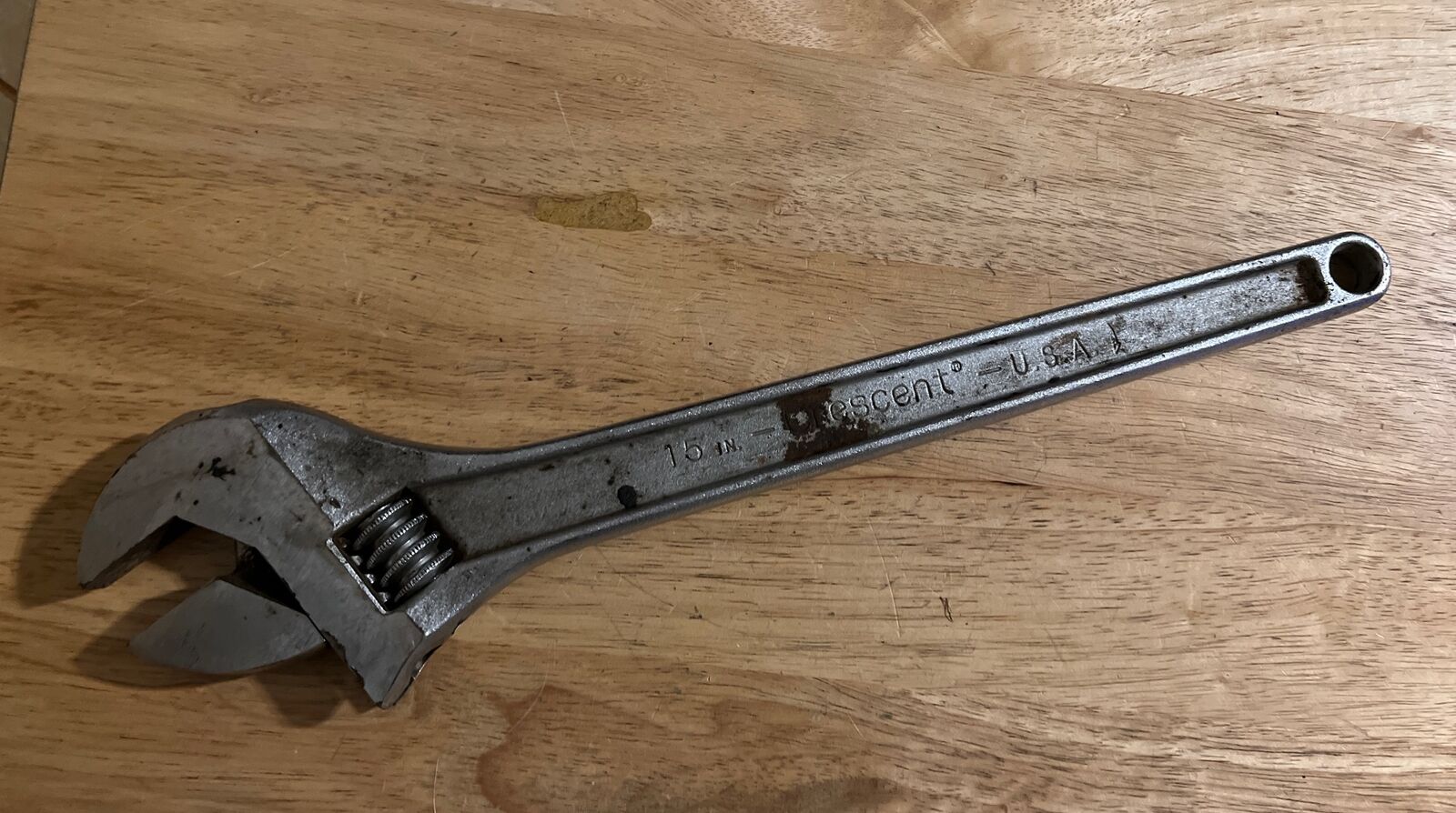 Vintage 15 Inch Adjustable Wrench Crescent The Original Since 1907 USA