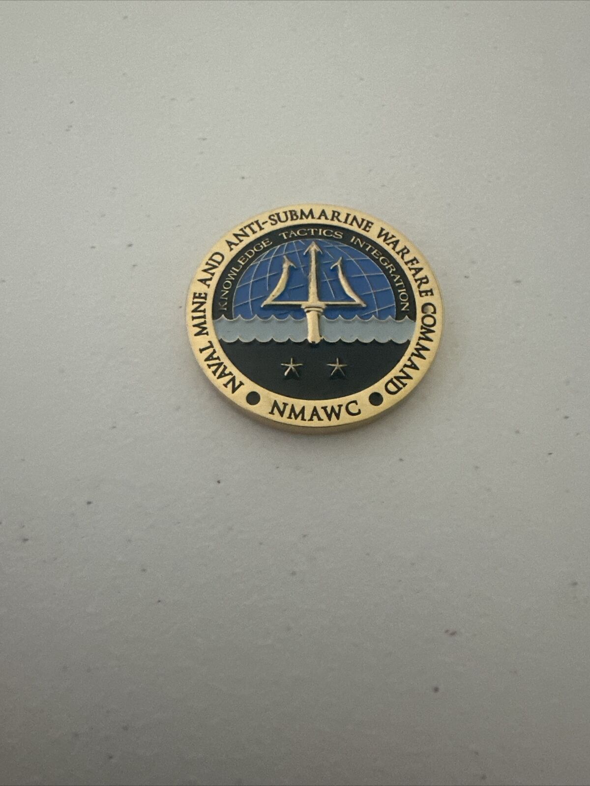 Naval Mine And Anti-submarine Warfare (NMAWC) Commander Coin 