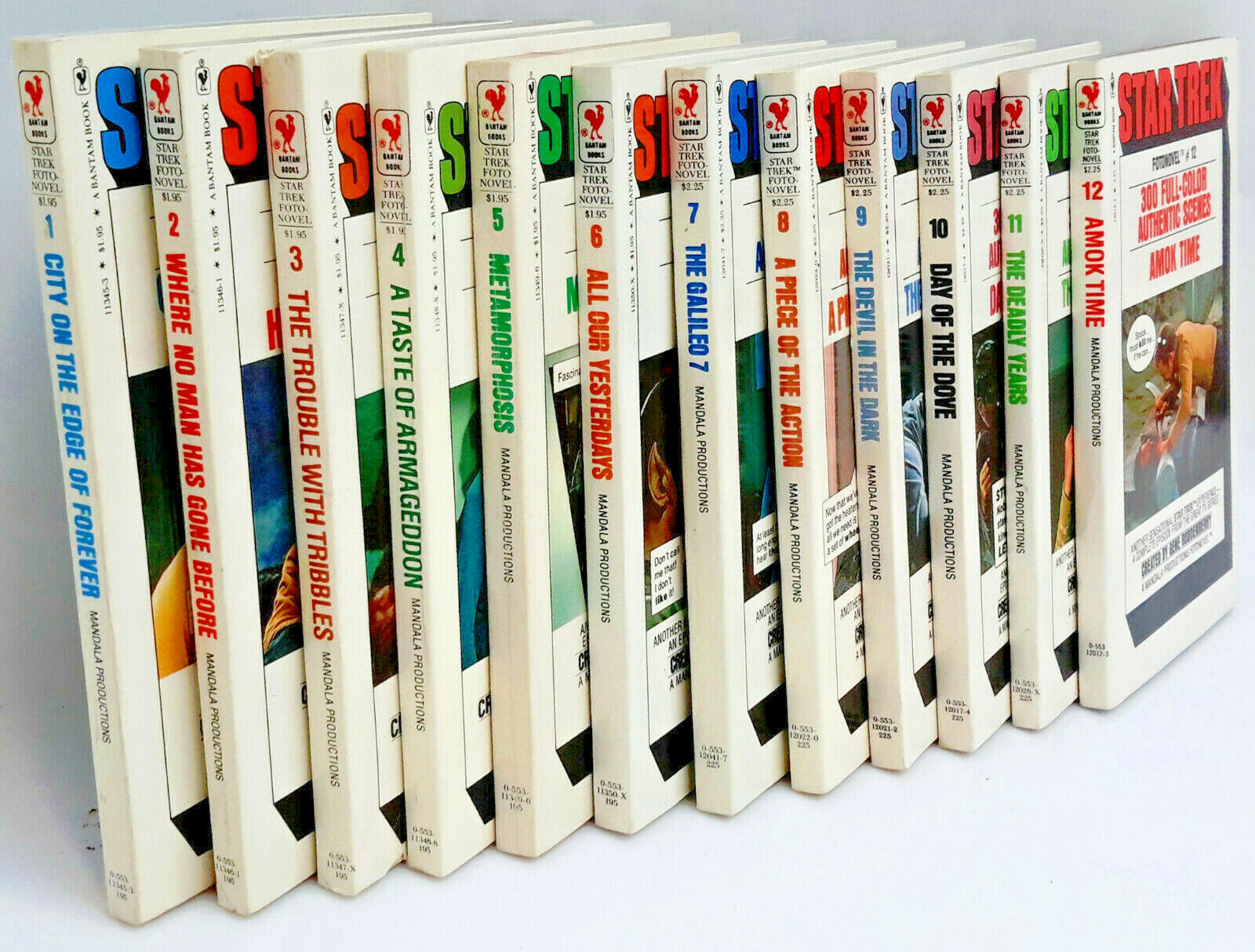 1977-1978 Star Trek Fotonovel Paperback Book Collection-Your Choice of 12 or Set