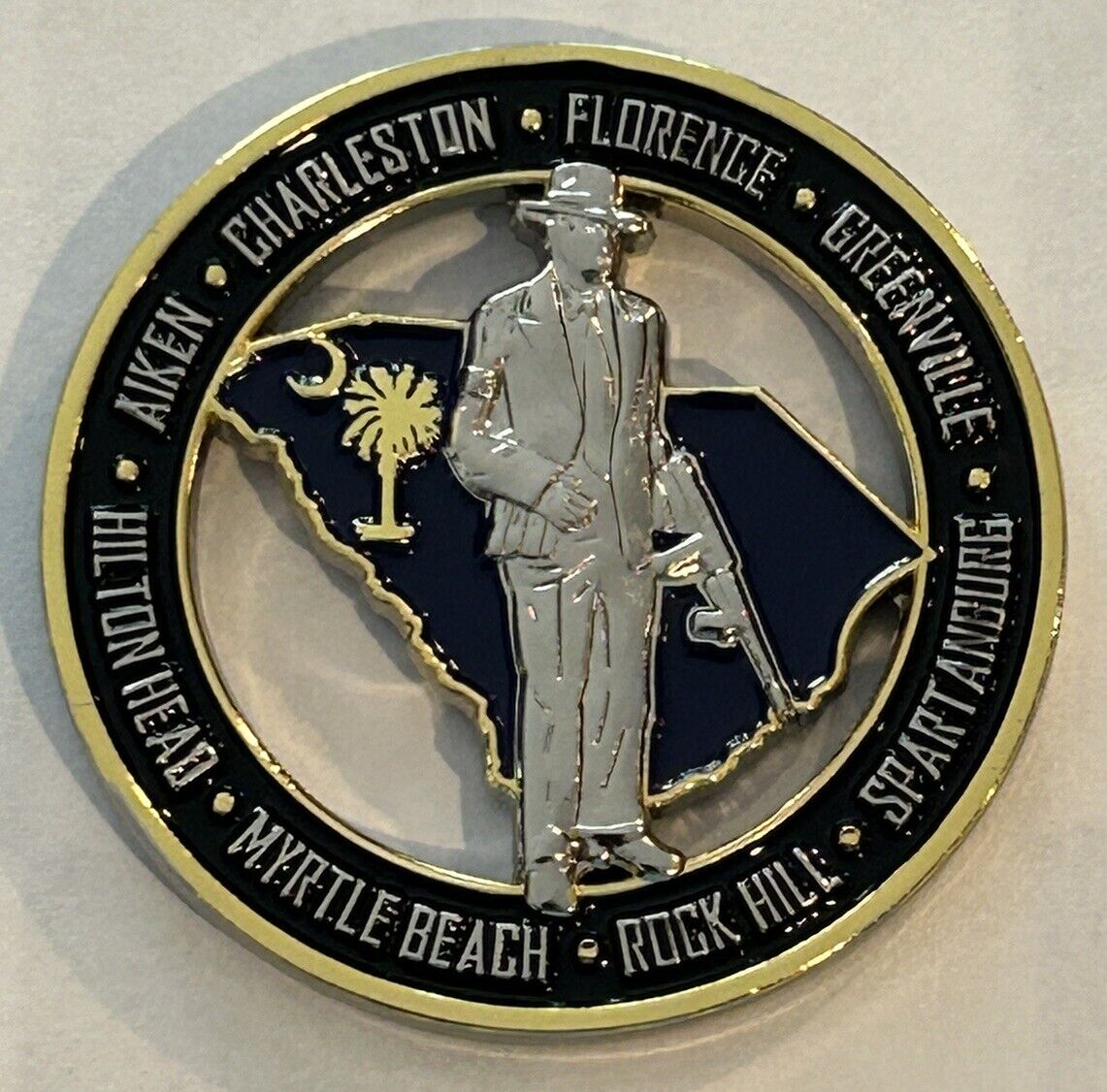 DOJ FBI Columbia SC Division G-Man Challenge Coin