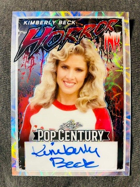 2024 Leaf Metal Pop Century Kimberly Beck Horror Ink Auto Autograph /15 Rare