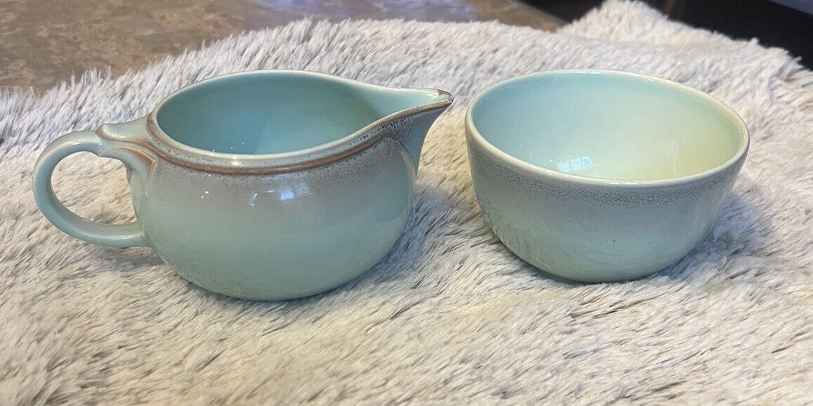 Taylor Smith Taylor MINT & SPICE Creamer Milk Pitcher And Sugar Bowl
