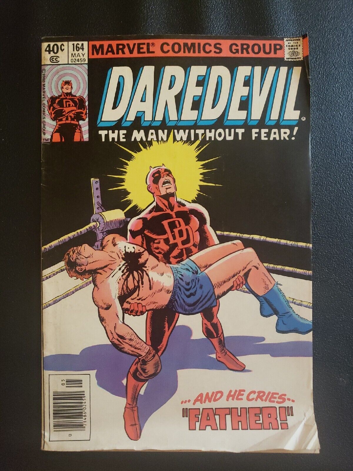 Daredevil #164 Marvel Comics 1980 Origin Story Retold - Frank Miller Art