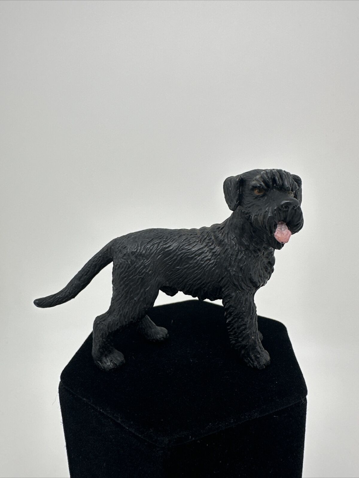 Vintage Dog terrier Black- 2004 Schleich  Germany- 4 In …5