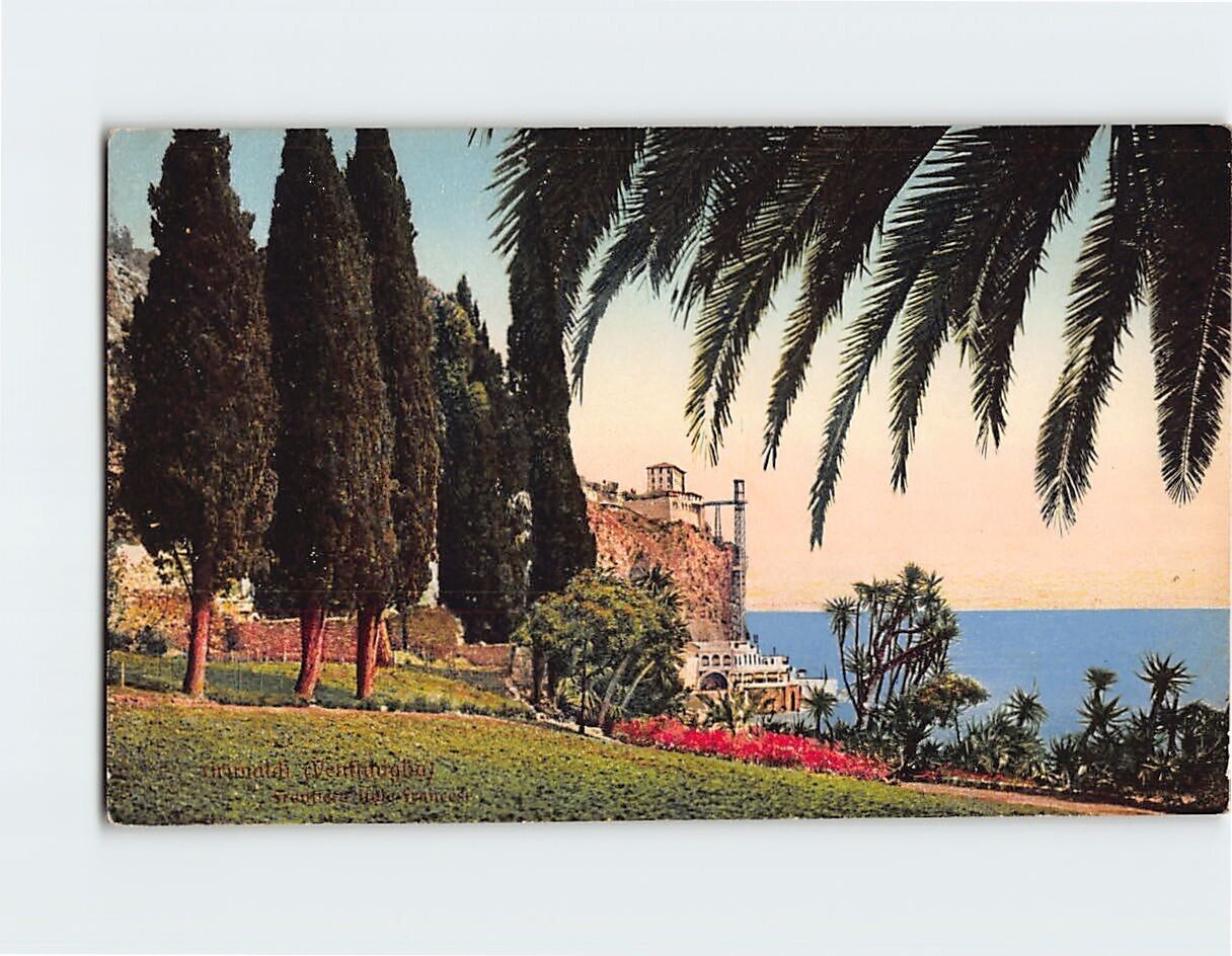 Postcard Hôtel Miramare Grimaldi Italy