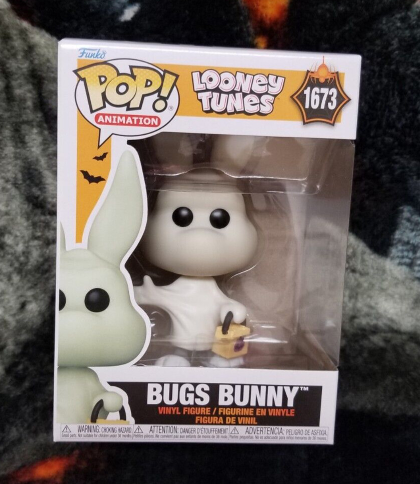Pop Funko 1673 Looney Tunes Bugs Bunny Ghost + pop protector