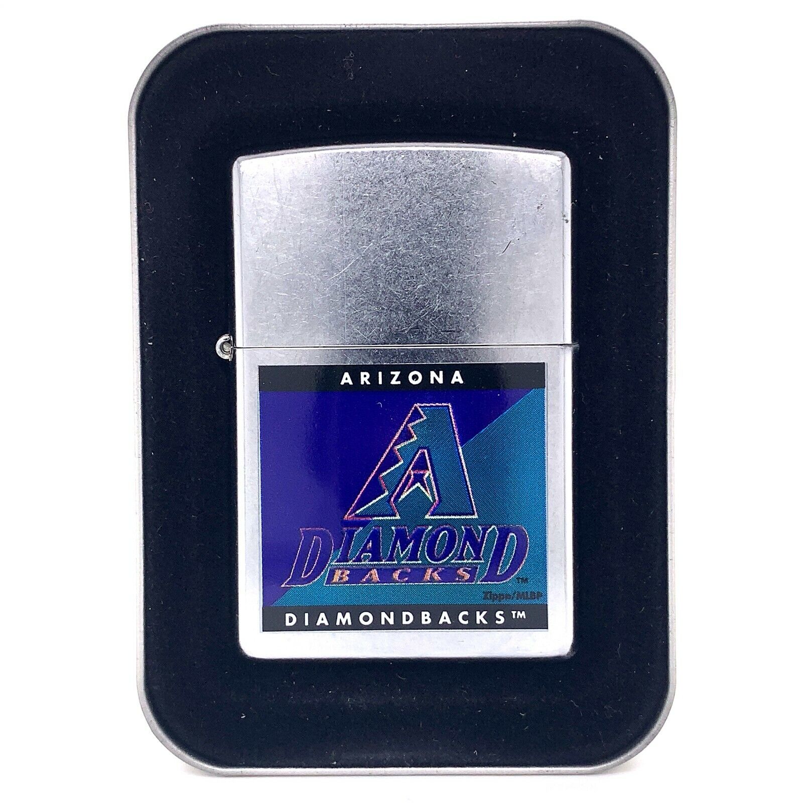 NIB Zippo 20658 MLB Arizona Diamondbacks Lighter w/ Tin Box & Sleeve 16 