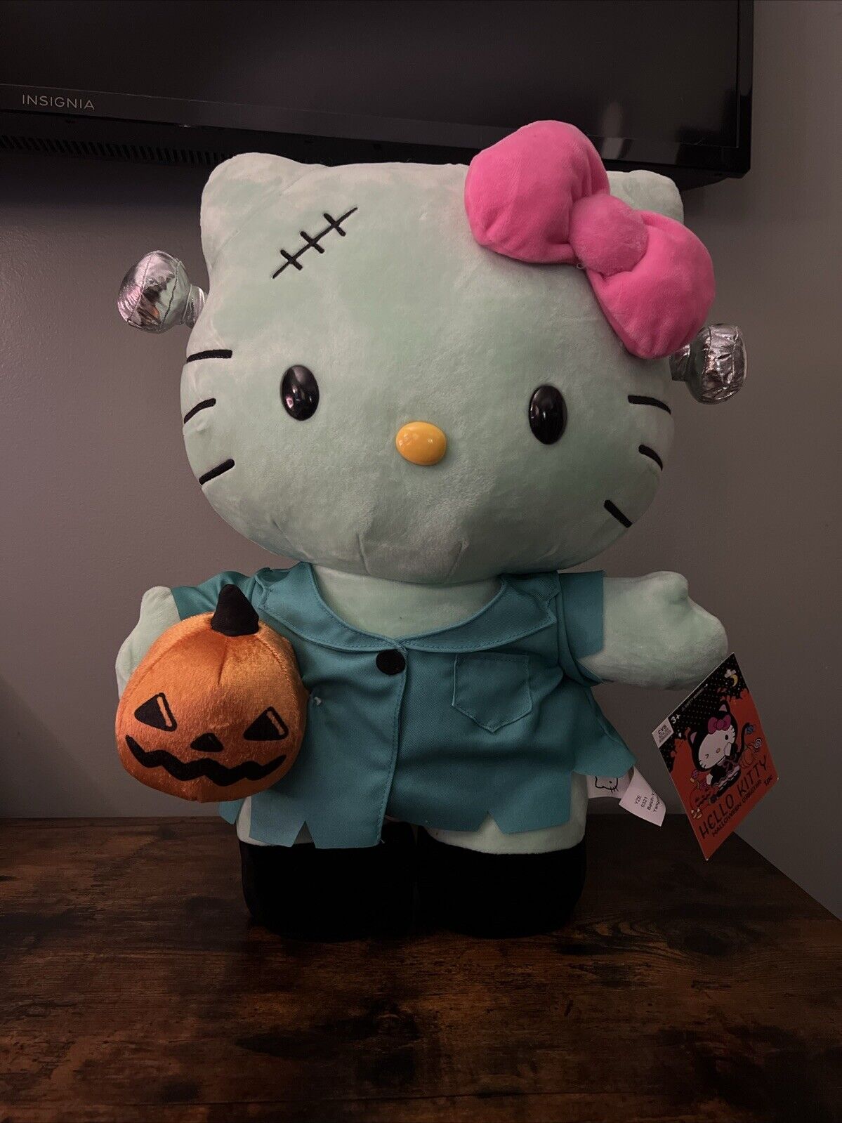 Hello Kitty Frankenstein Halloween 19” Greeter Plush 2021 NWT Sanrio RARE