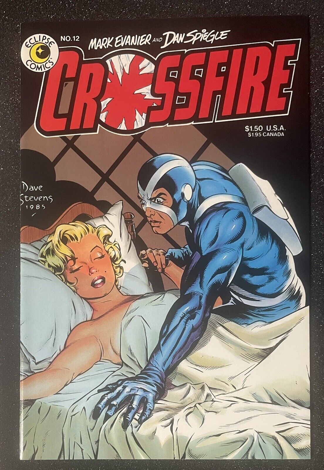 CROSSFIRE #12 1985 MARILYN MONROE Dave Stevens Cover NM 9.4 maybe M 9.8? not CGC
