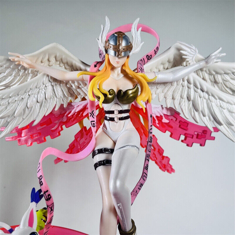 33cm Anime Great Design Digimon Figure Angewomon Evolution PVC Figure Toys Gift