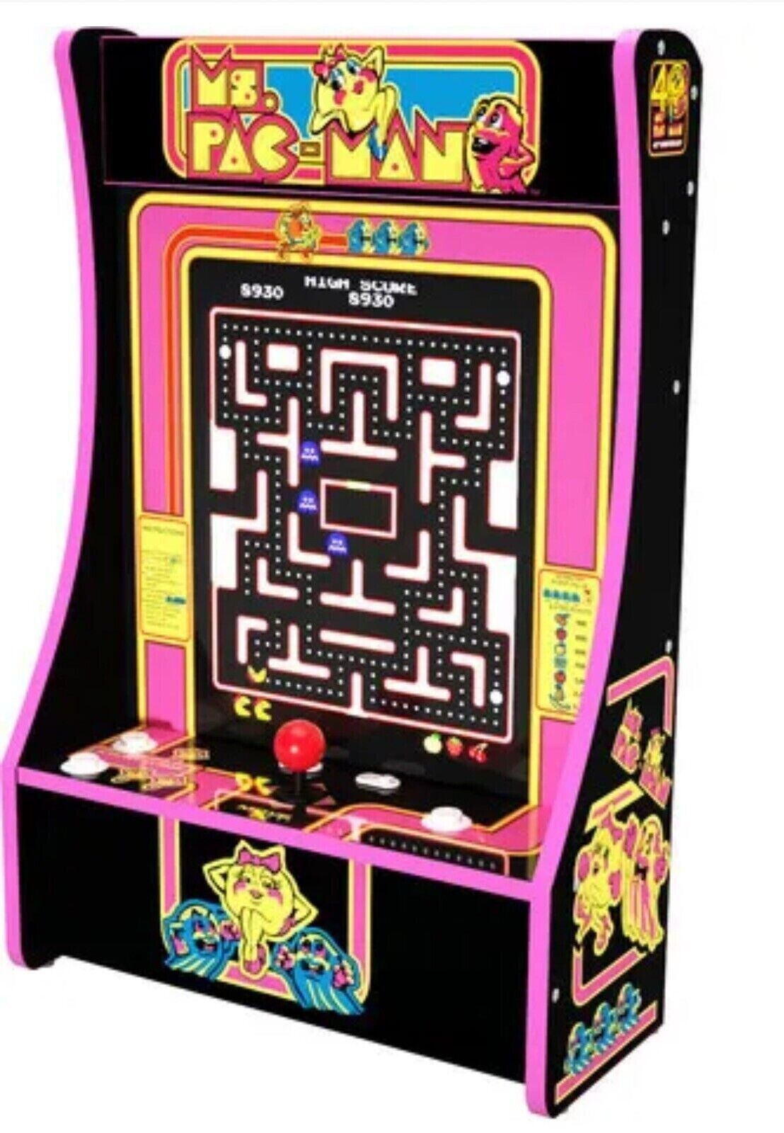 Arcade1UP Ms Pacman Partycade - Brown Box New - CHECK OTHER ADS FOR PACMAN
