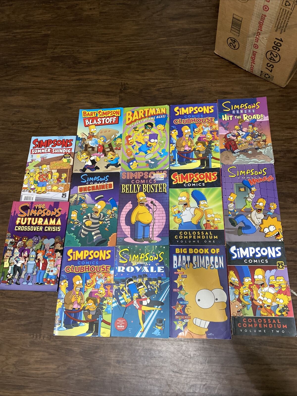 Lot of 12 Simpsons Comic Books (Graphic Novels), Futurama Matt Groening