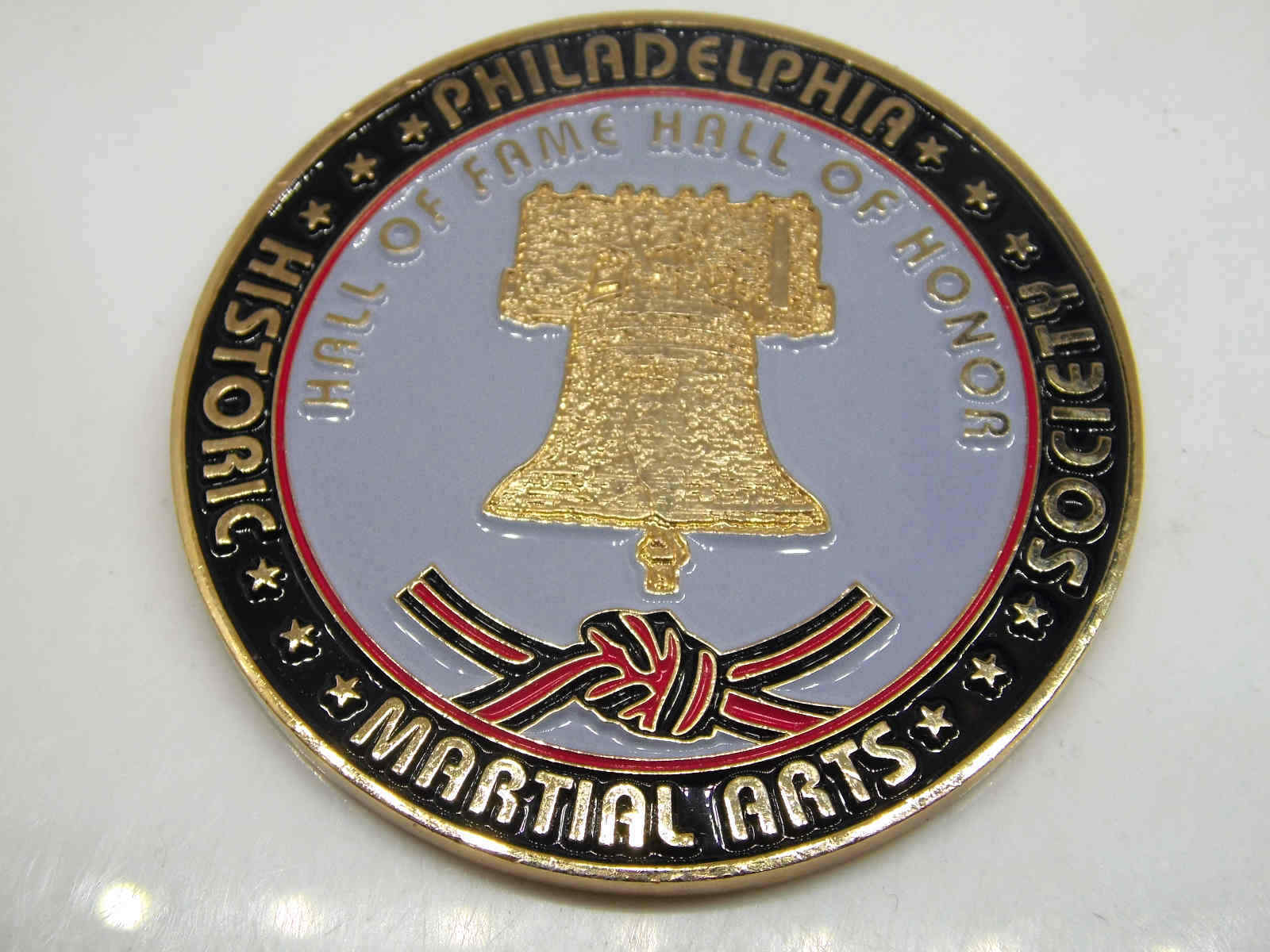 HALL OF FAME HALL OF HONOR MARTIAL ARTS CHALLENGE COIN