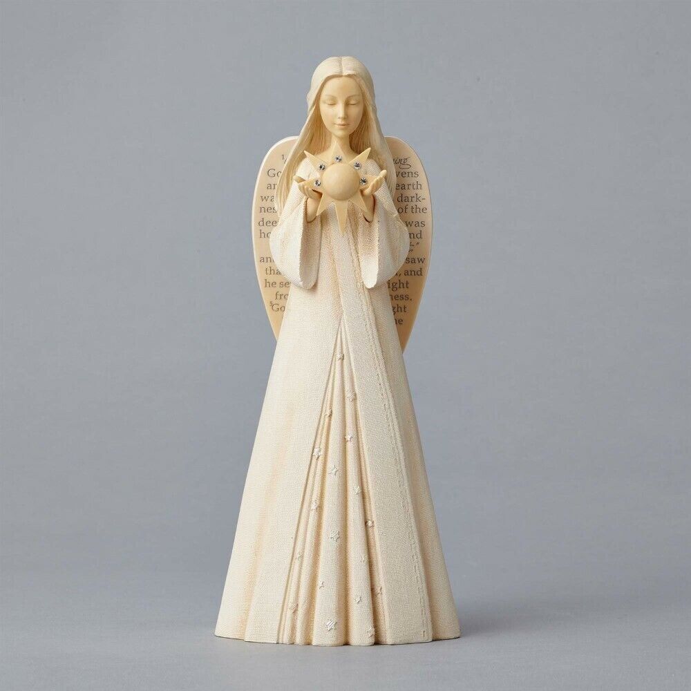 Foundations Figurine Genesis Angel Simply Inspired 9 Inches High 4050130