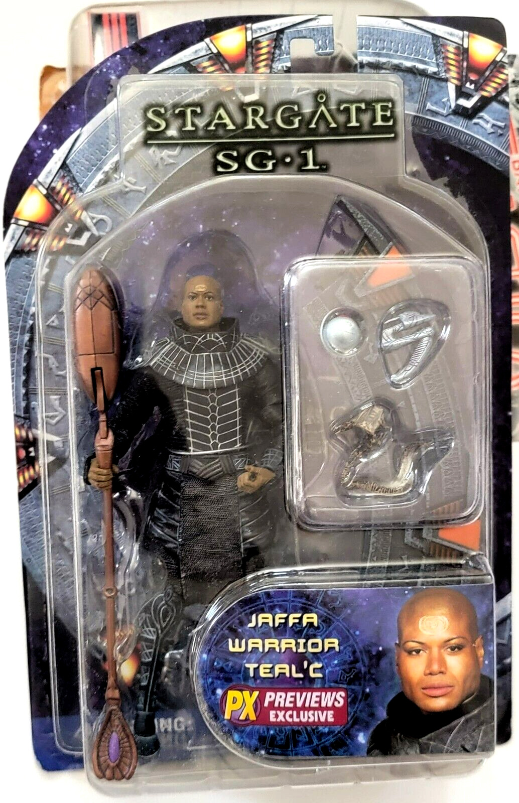 Stargate SG-1 Series 2 Jaffa Warrior Teal’c Diamond Select Figure NIB 