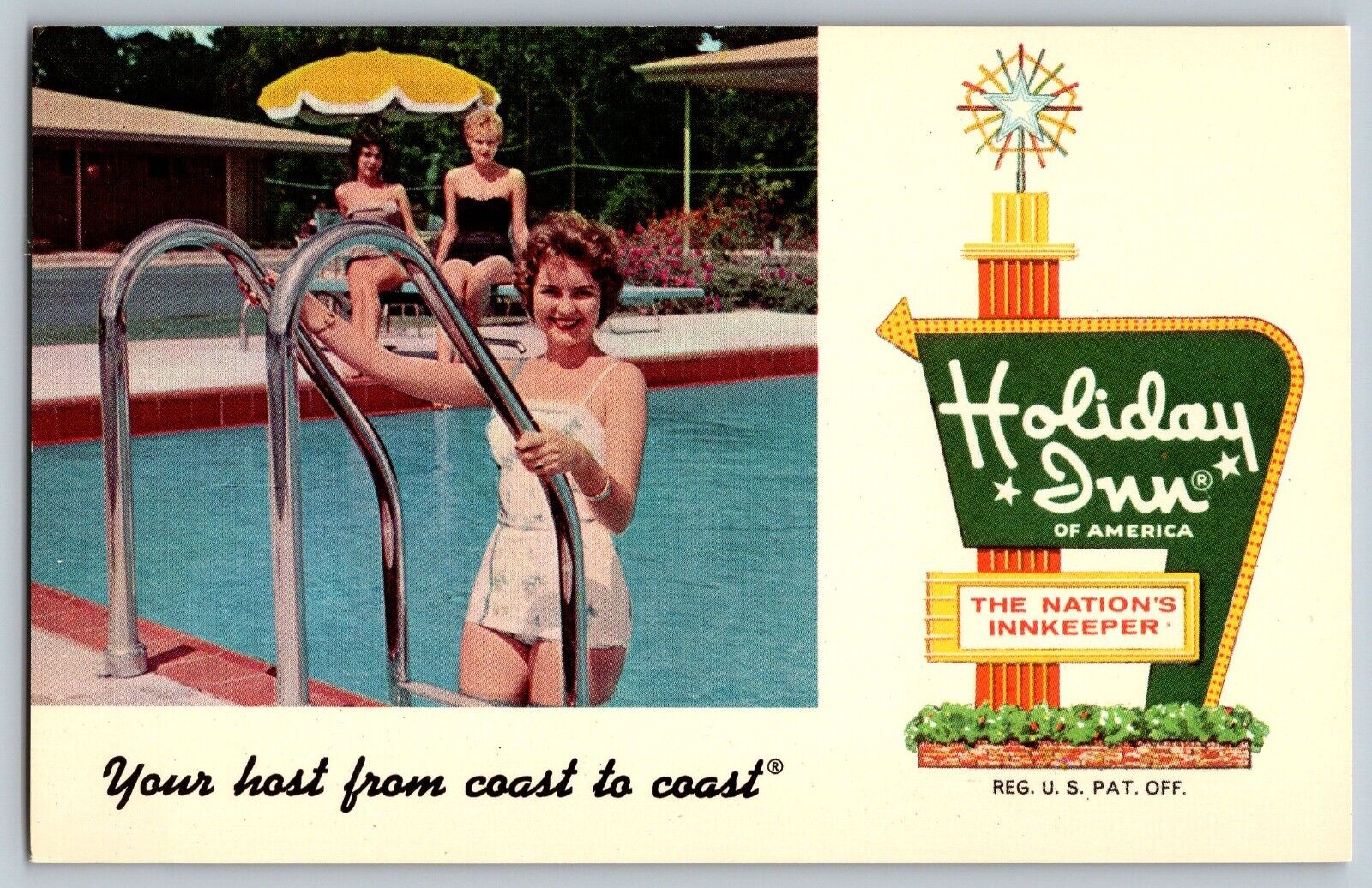 Lorain, Ohio - Holiday Inn, The Nation's Innkeeper - Vintage Postcard - Unposted