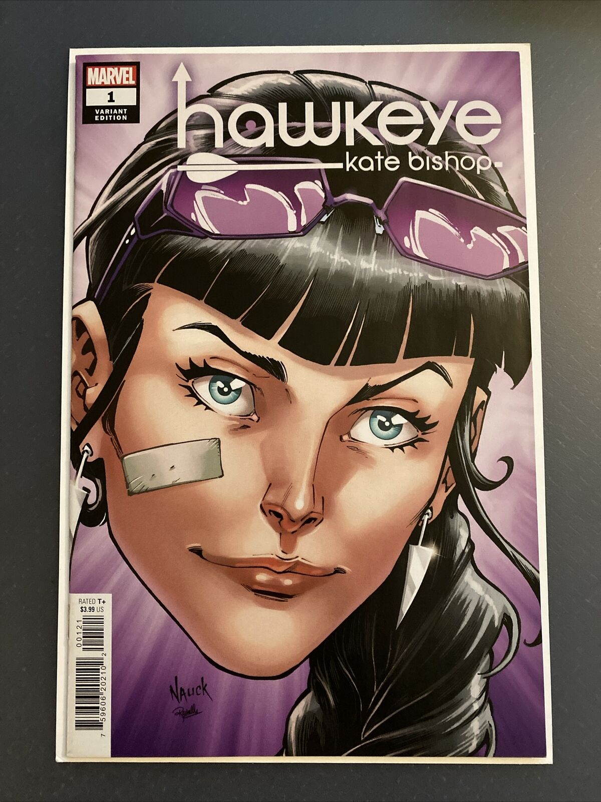 Hawkeye: Kate Bishop (2022) #1 Todd Nauck Headshot Variant NM Bag Board Marvel