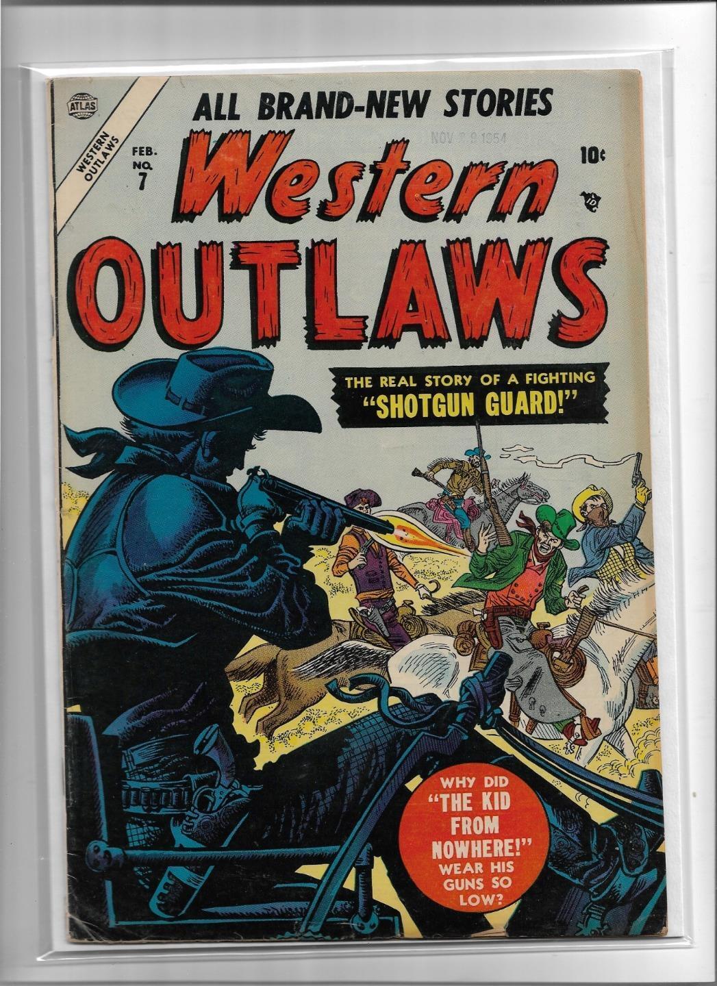 WESTERN OUTLAWS #7 1955 VERY GOOD- 3.5 3490