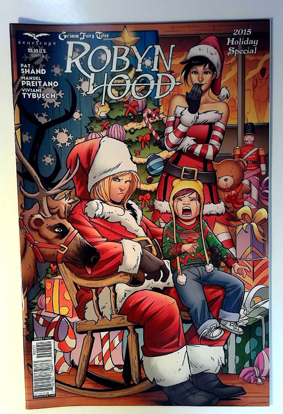 Grimm Fairy Tales Robyn Hood Holiday Special #1b Zenescope (2015) Comic