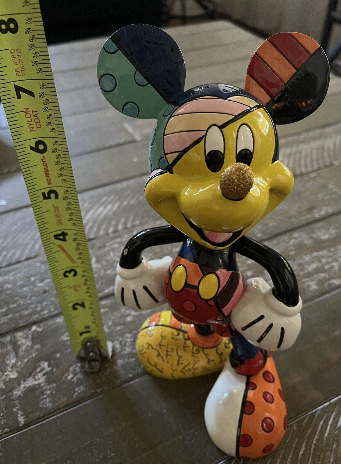 Disney Romero Britto Pop Art Mickey Mouse Figurine 8