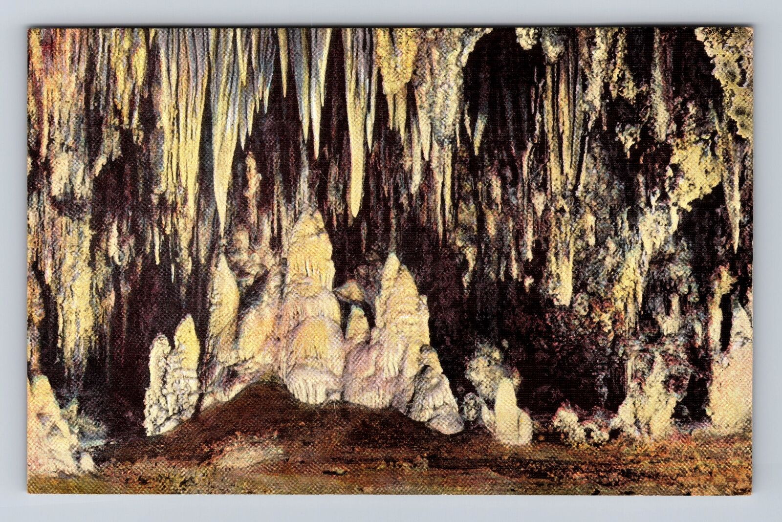 Carlsbad Cavern National Park, Kings Palace, Series #23311, Vintage Postcard