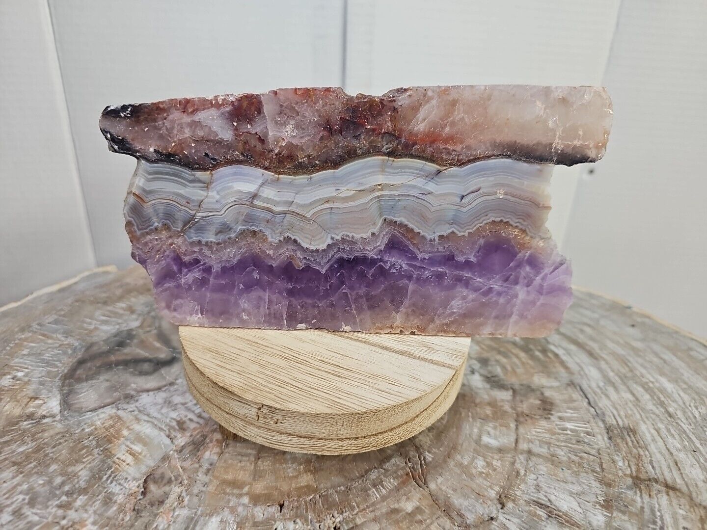 1.18LB Natural and beautiful dreamy amethyst rough stone specimen