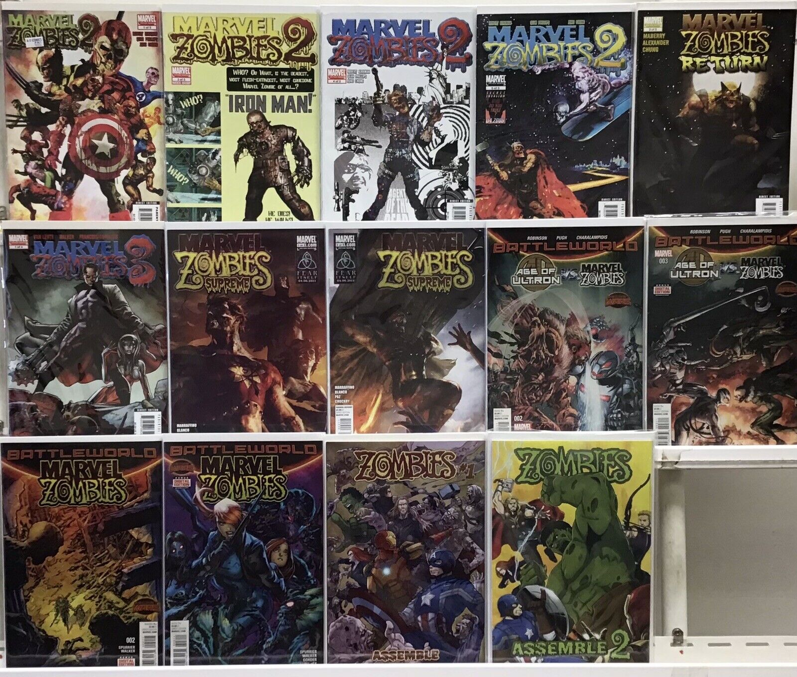Marvel Comics - Marvel Zombies - Comic Book Lot Of 14