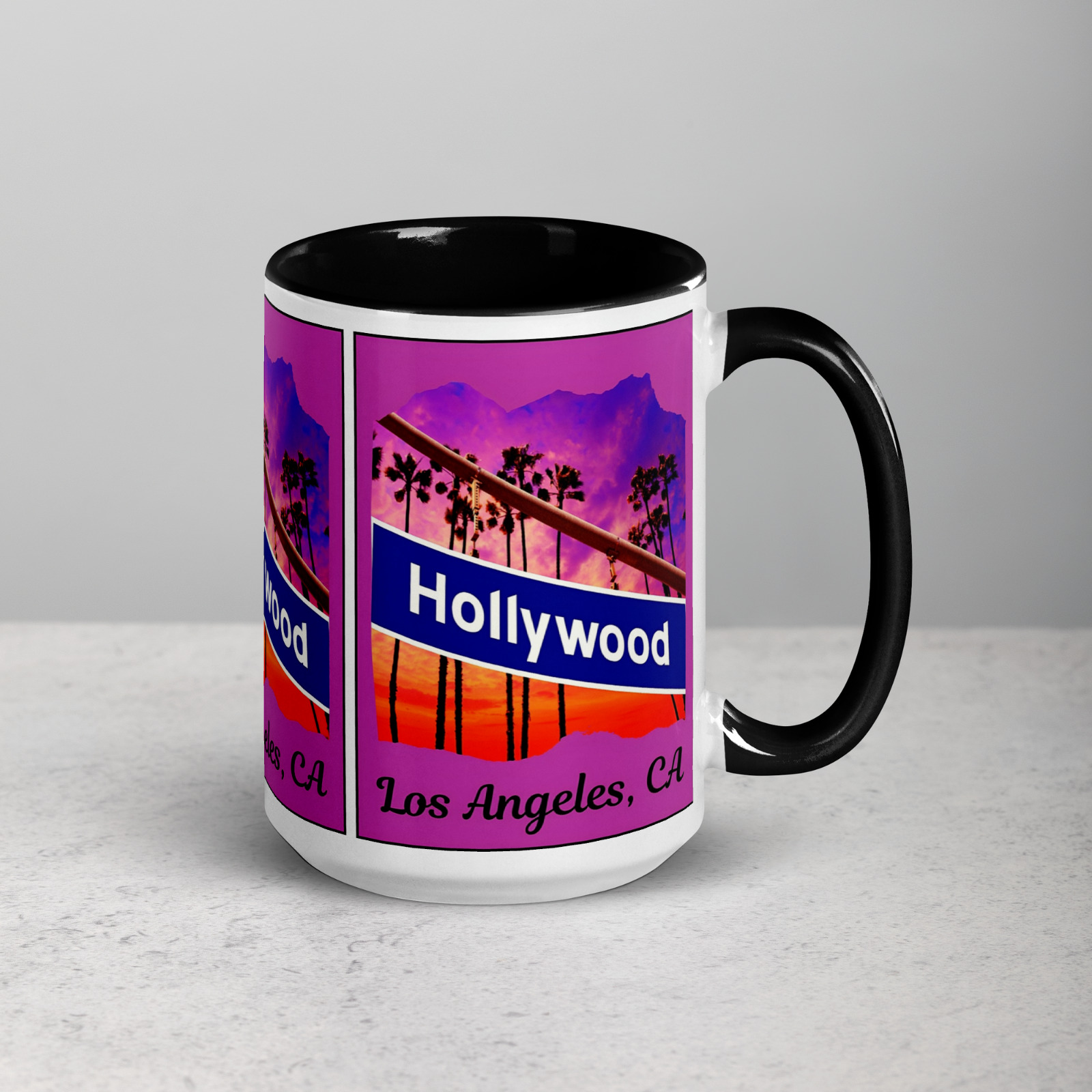 Premium Coffee Mug 15oz Hollywood Los Angeles, CA FAN GIFT IDEA
