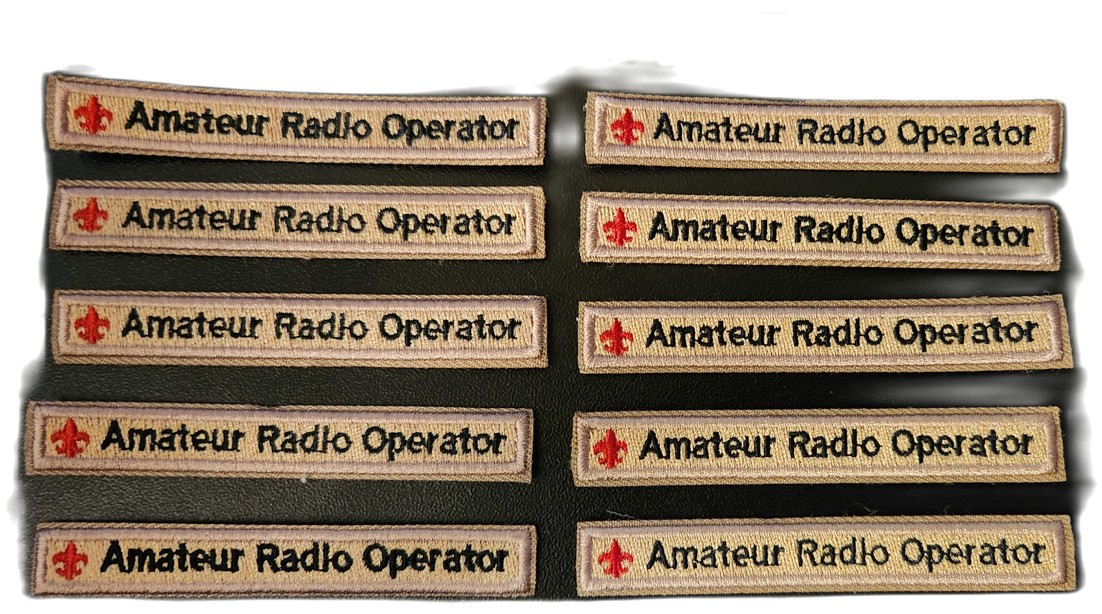 Pack of 10 -- BSA Amateur Radio Operator Patch/Strip