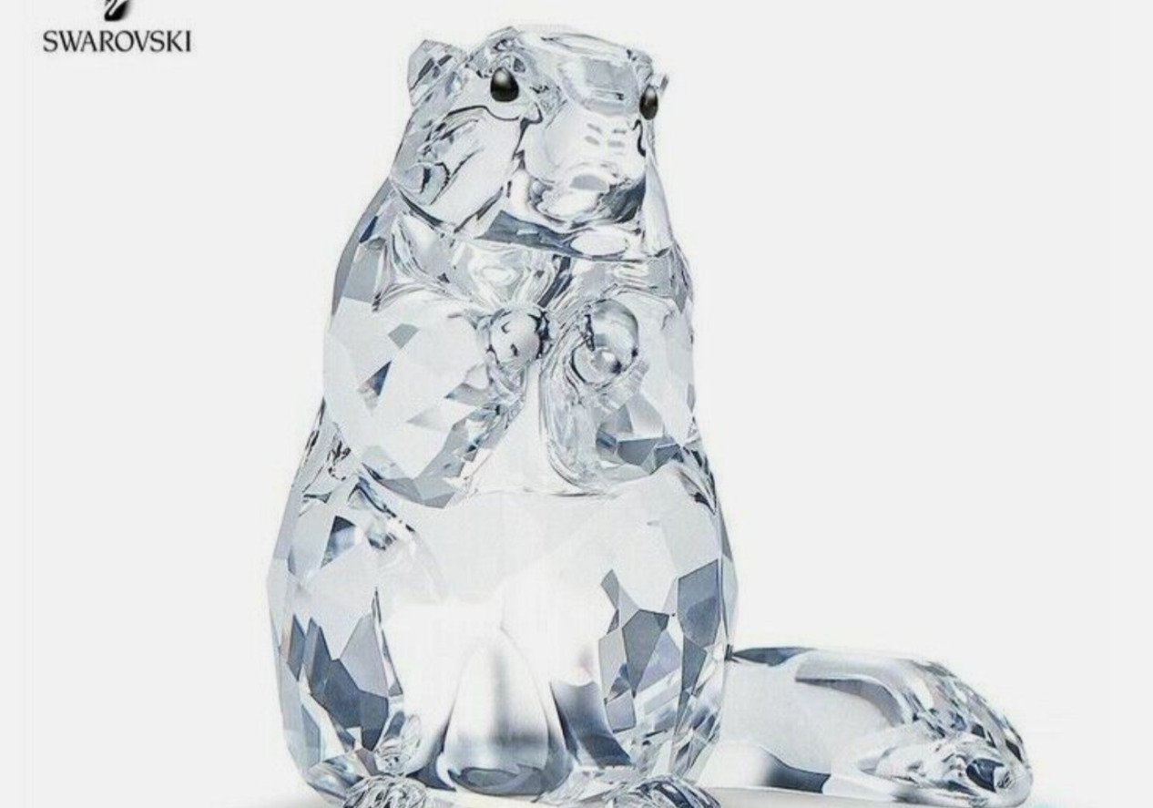Swarovski Crystal  Alps Marmot Event SCS  exclusive Figurine, no box- Mint