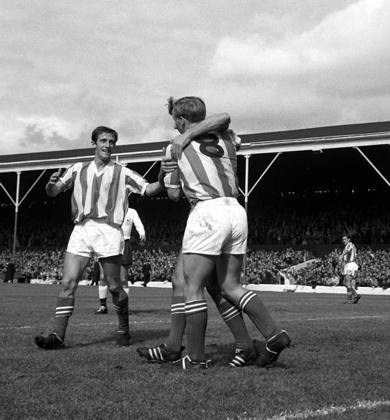 Football 1962 Stoke City\'s Dennis Violett Old Photo