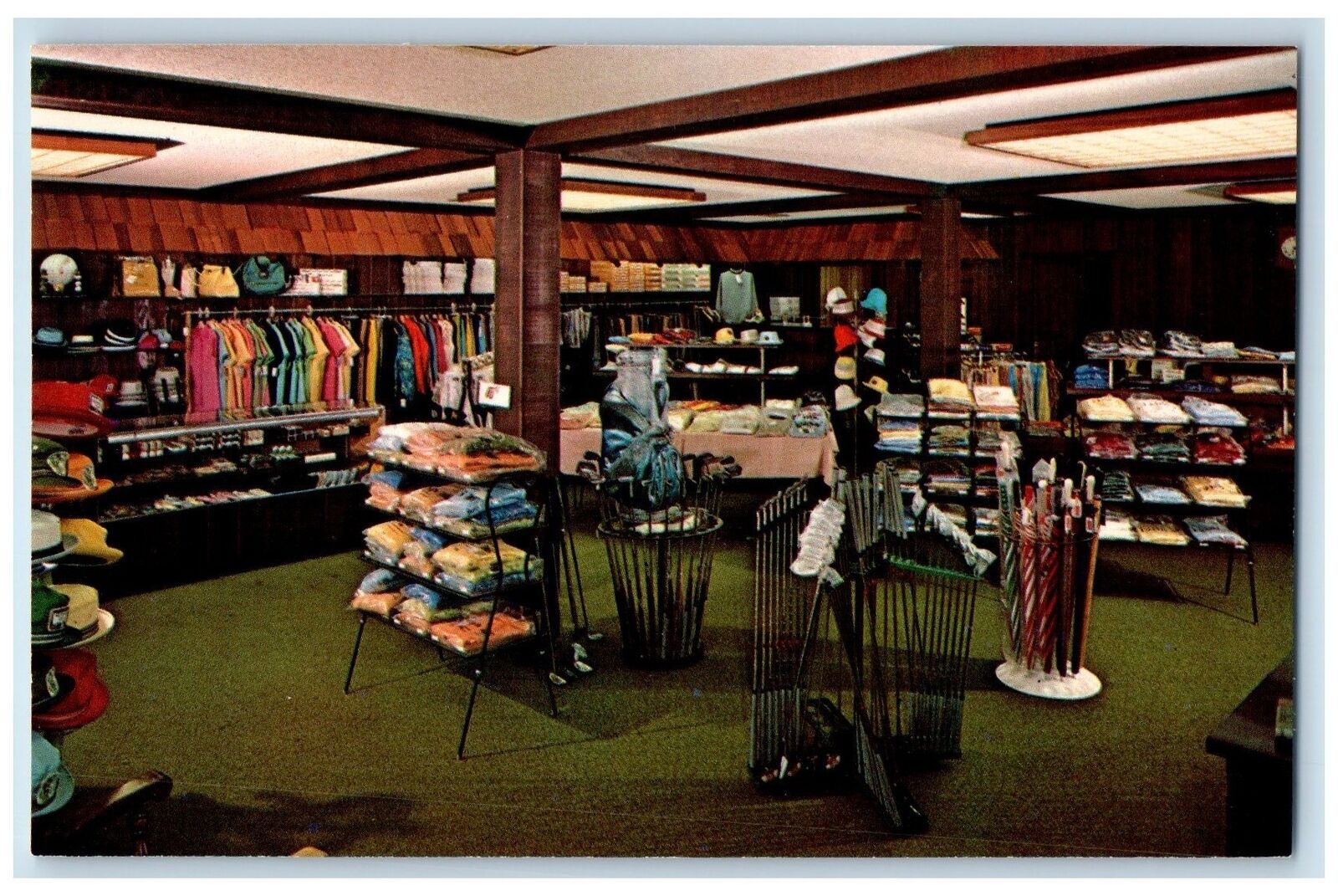 c1960\'s Inverness Country Club Interior Pro Shop Toledo Ohio OH Posted Postcard