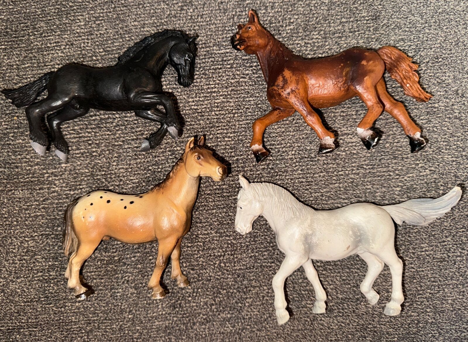 Vintage Schleich Germany Horse Lot Of 4 Some Rare