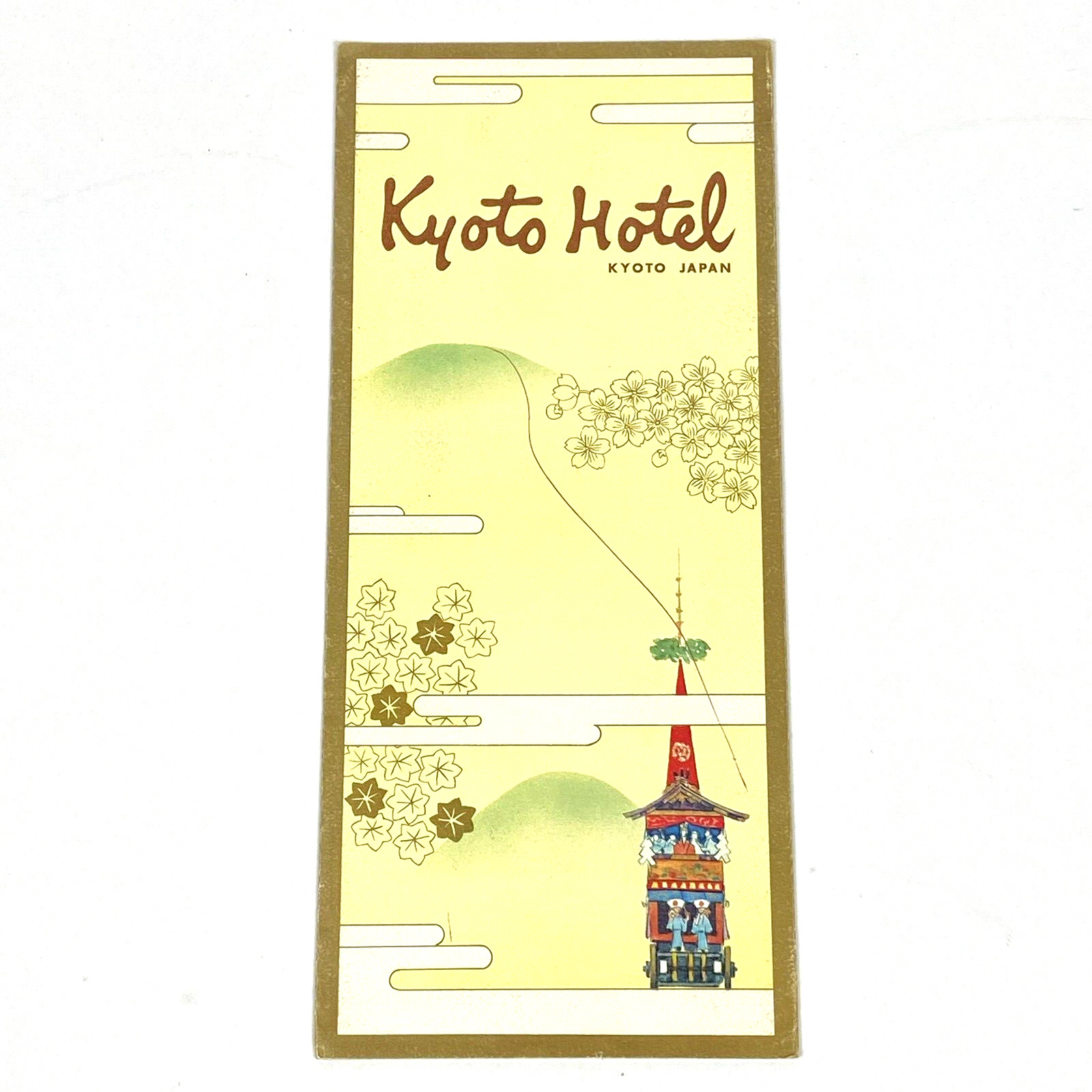 Vintage Kyoto Hotel Japan Brochure 1970\'s Travel + Room Rates & Map Soldiers Lot