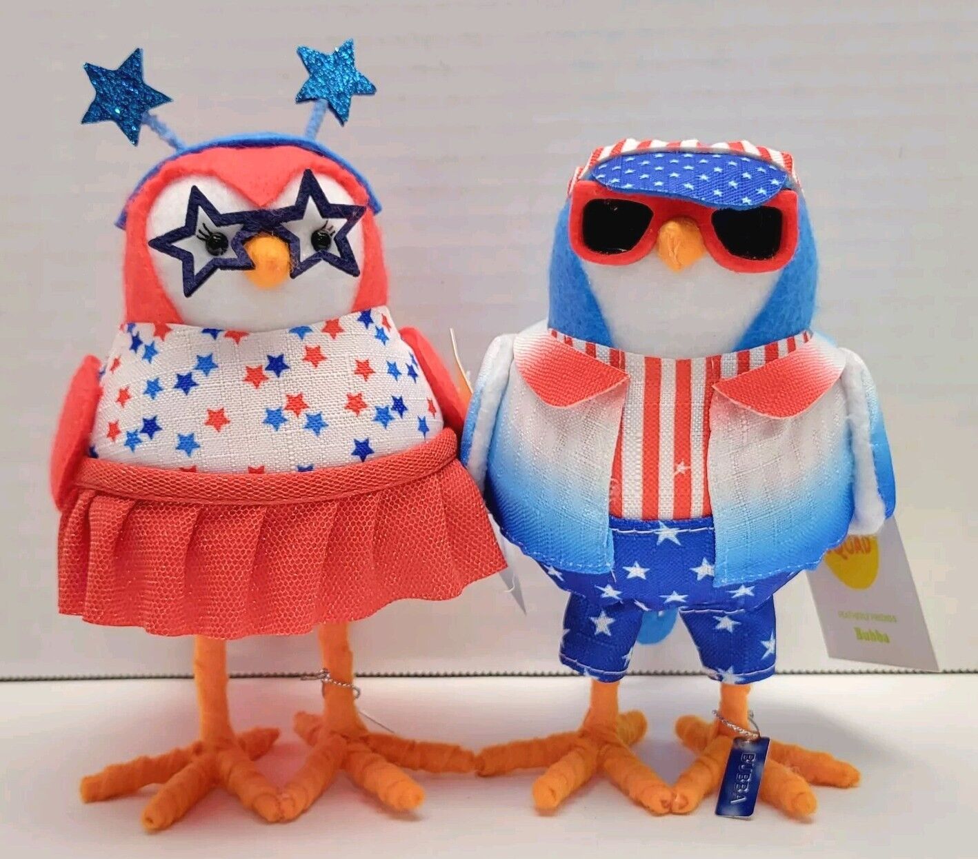 Target Spritz Featherly Friends Summer Squad 2 Birds Bubba & Starla With Tags 