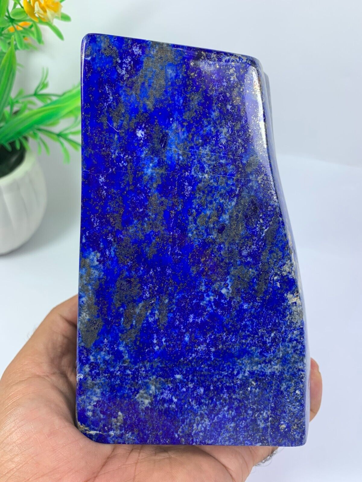 2.6LB Lapis Lazuli Freeform Polished Rough Crystal Tumble Stone Healing Specimen