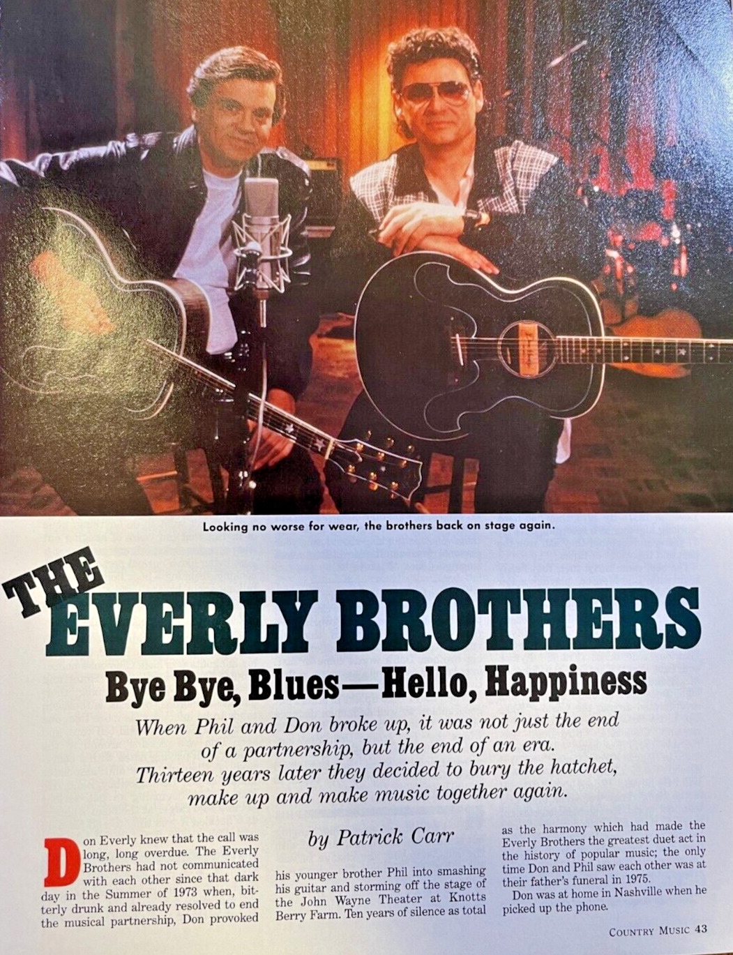 1986 Country Singers The Everly Brothers