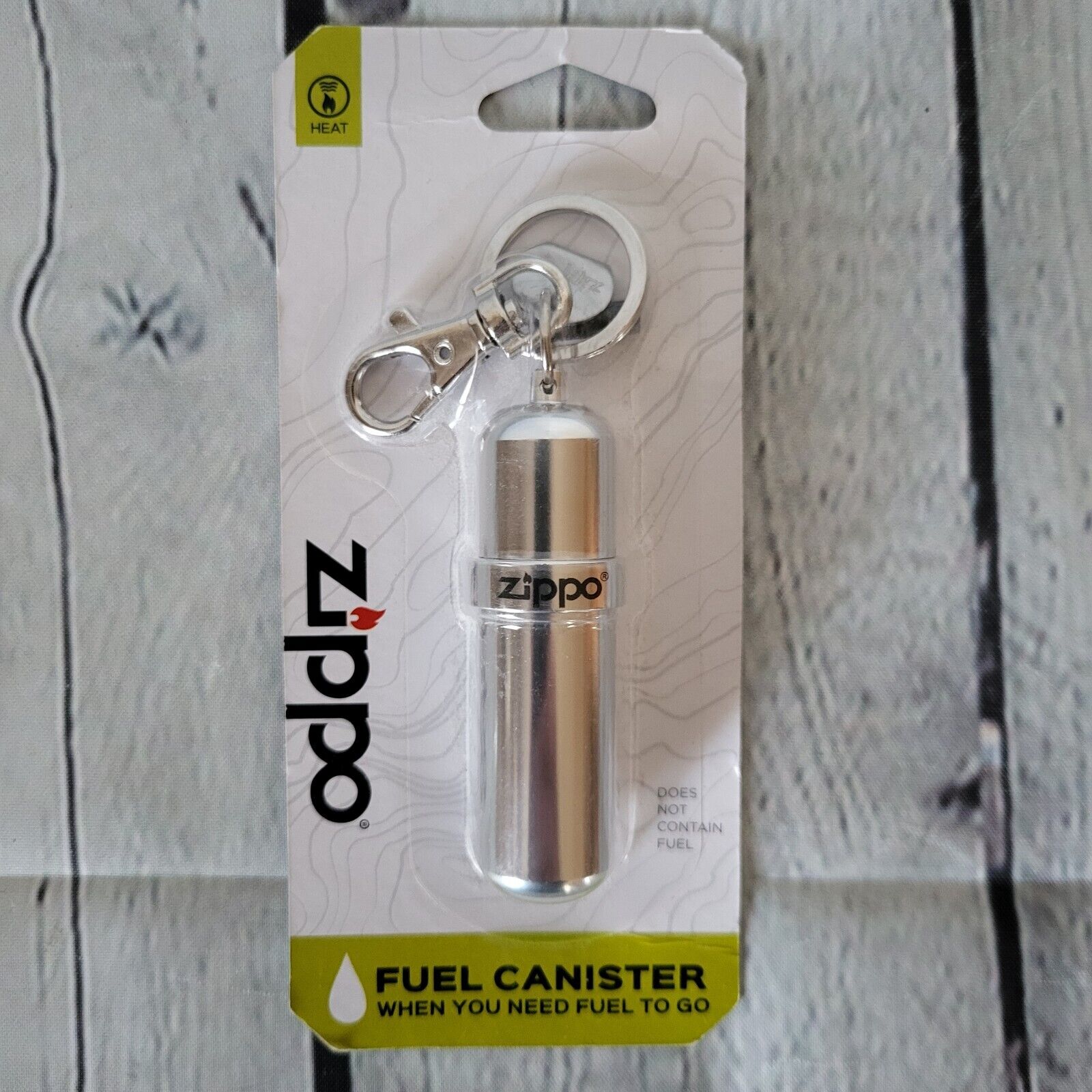 Zippo Fuel Street Canister Chrome Bug-Out Accessories EDC, Chrome, New Sealed