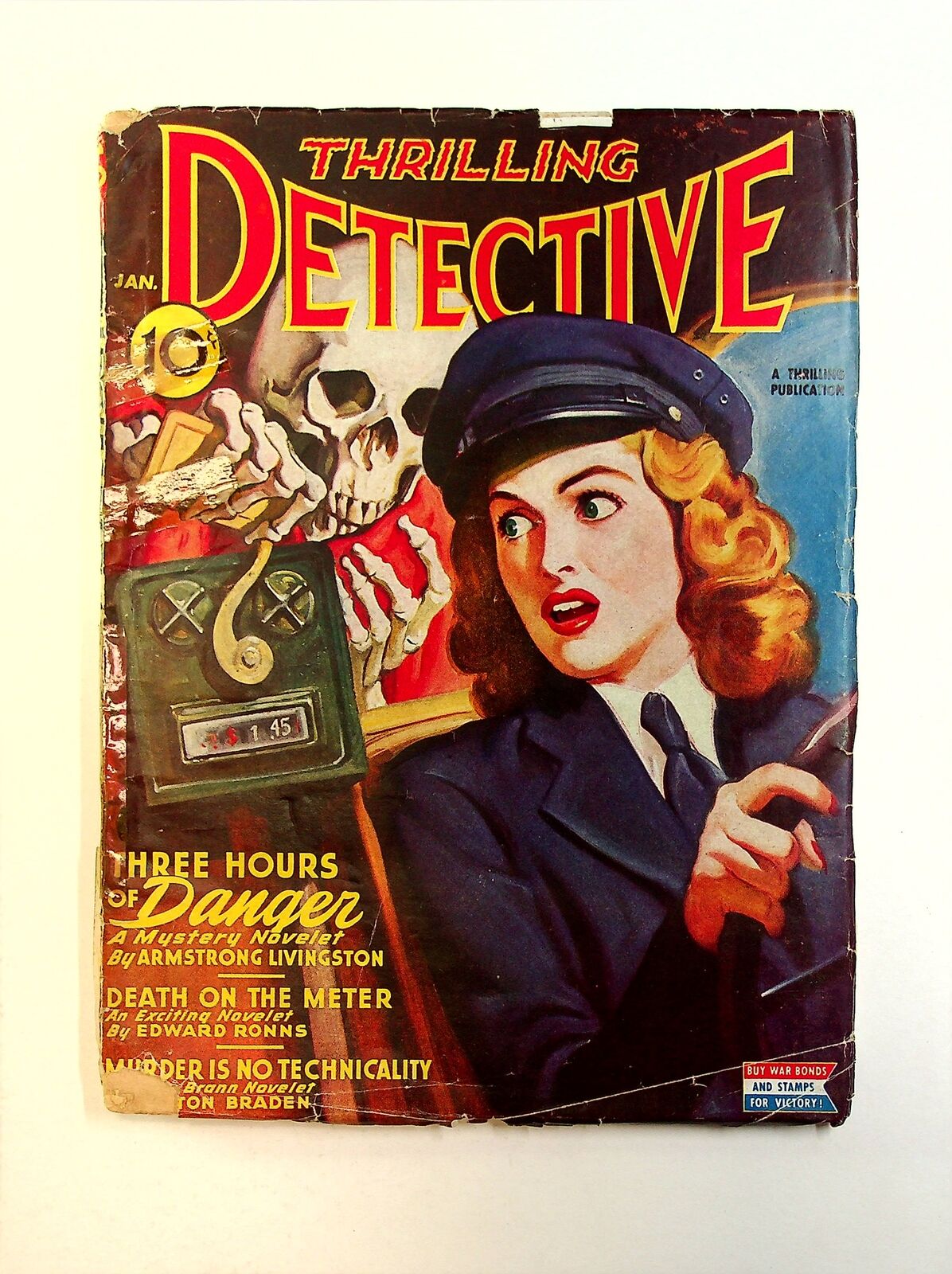 Thrilling Detective Pulp Jan 1945 Vol. 54 #1 GD/VG 3.0
