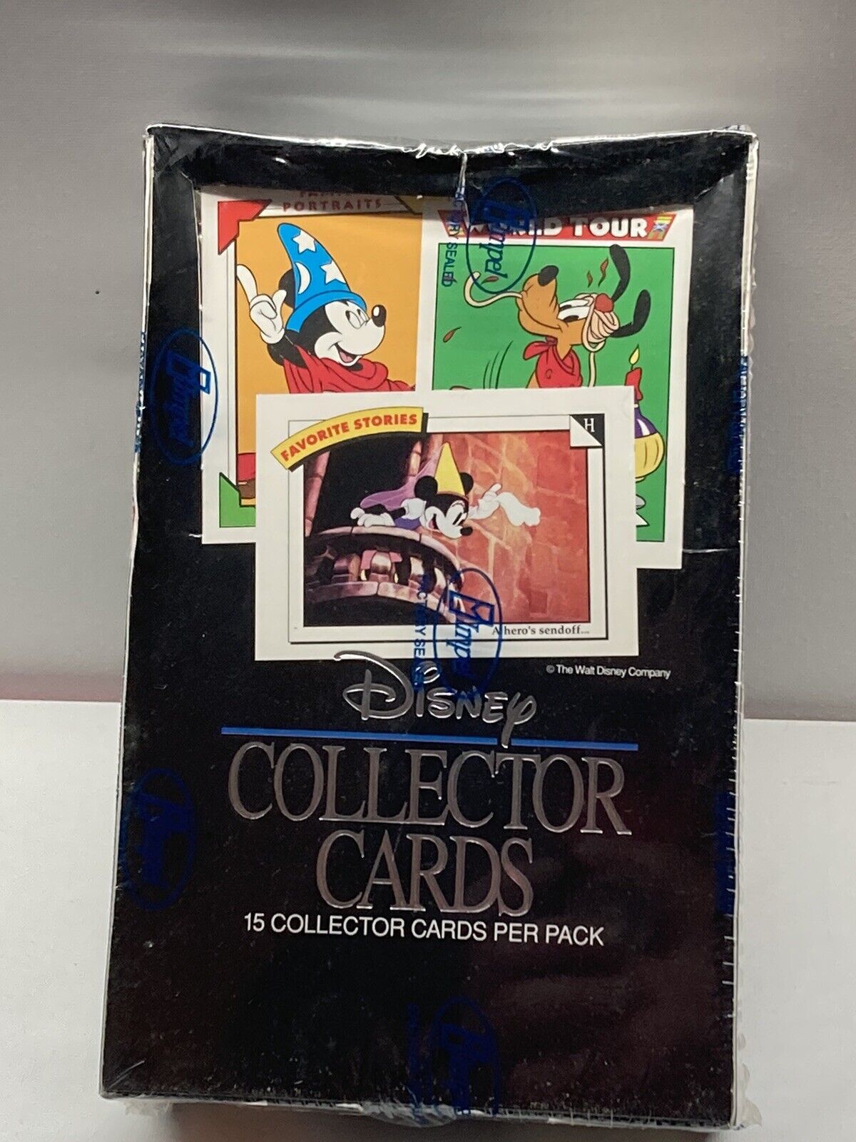 1991 IMPEL DISNEY COLLECTOR CARDS Factory sealed box 36 packs MICKEY MOUSE.
