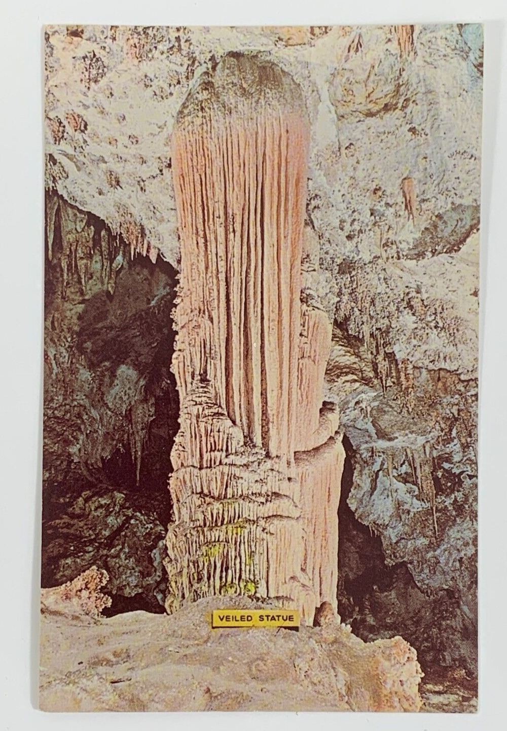 Veiled Statue Carlsbad Caverns National Park New Mexico Postcard Unposted