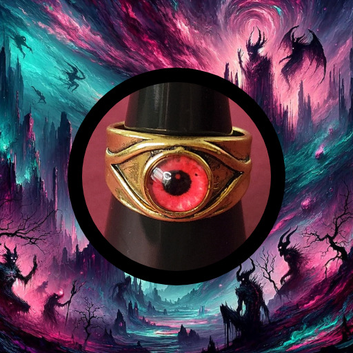 Authentic Demonic Possessed Ring REAL Satanic Haunt Lima: Demon of Mind Control