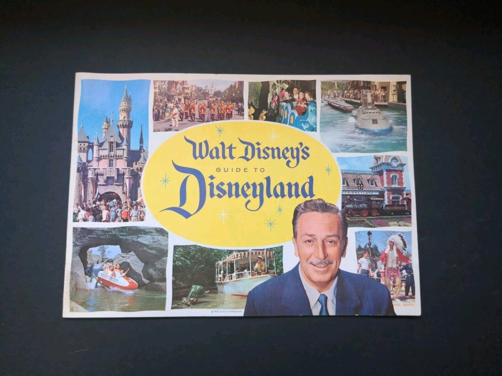 Vintage Original 1960 Walt Disney's Guide to Disneyland Souvenir Booklet